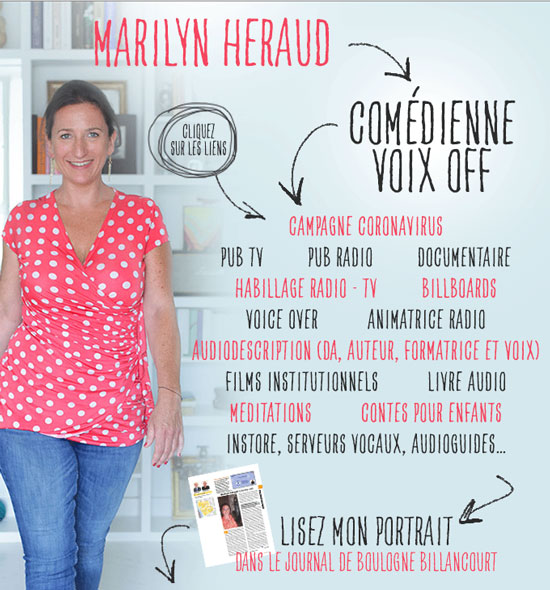 News Voix Off Marilyn Heraud Paris