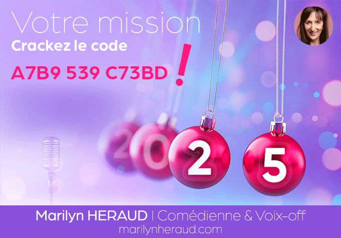 News Comédienne Voix-Off janvier 2025.